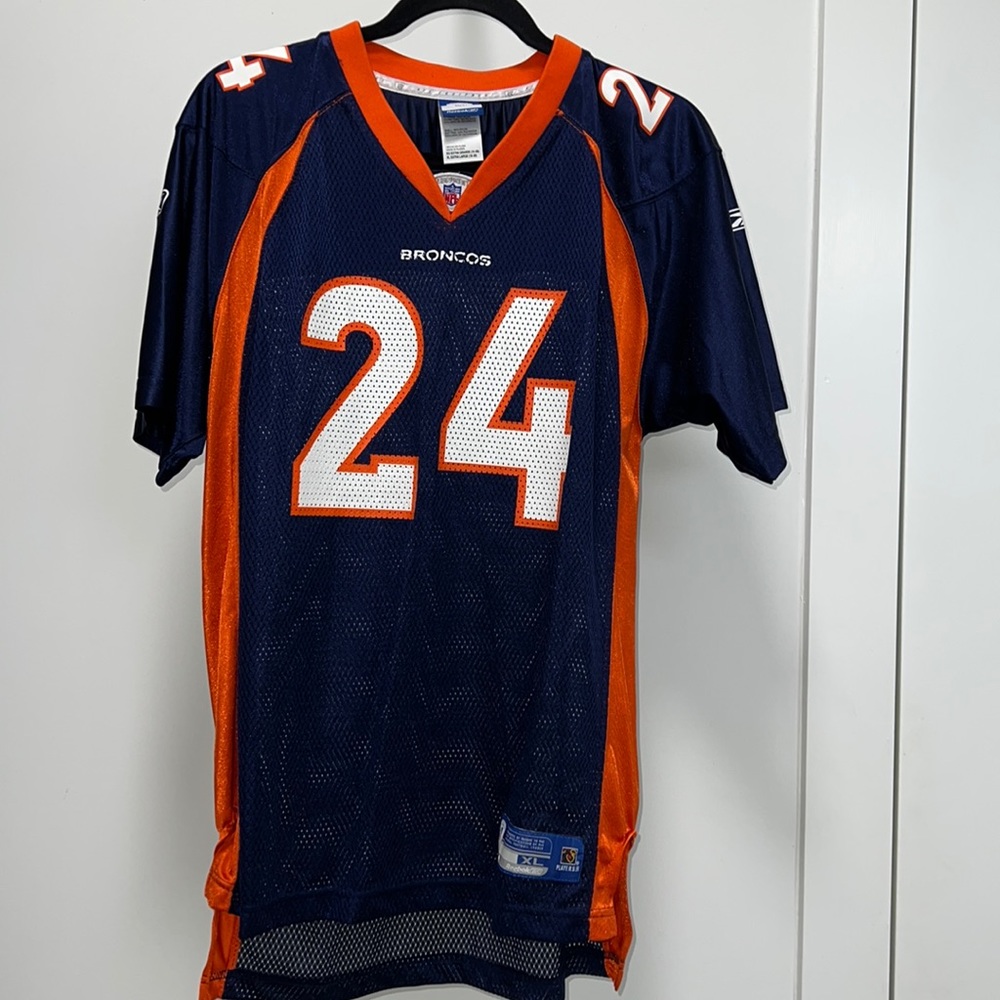 Denver Broncos Boys 18-20 Champ Bailey Jersey